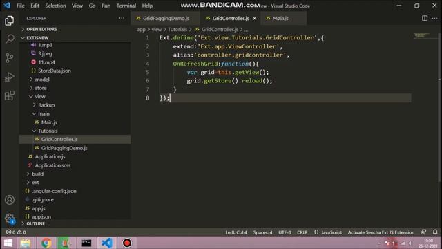 (#40) How to Refresh Grid In ExtJs смотреть онлайн
