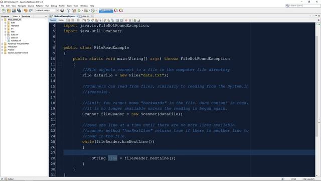 Java File Reading using Scanners смотреть онлайн