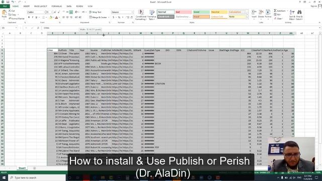 Installing & using Publish or Perish смотреть онлайн