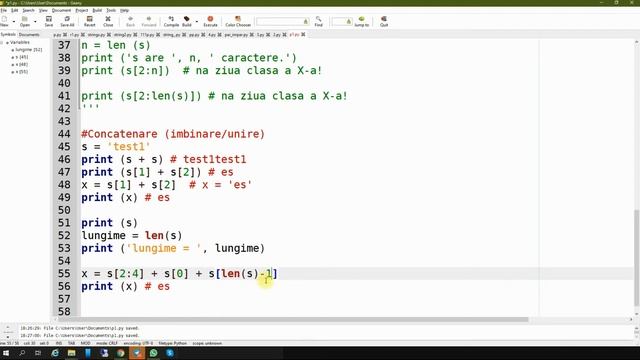 Python - str (Tipul de date string) смотреть онлайн