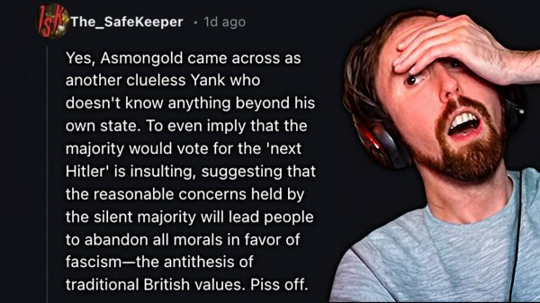 Asmongold Cancelled Again for situation from UK