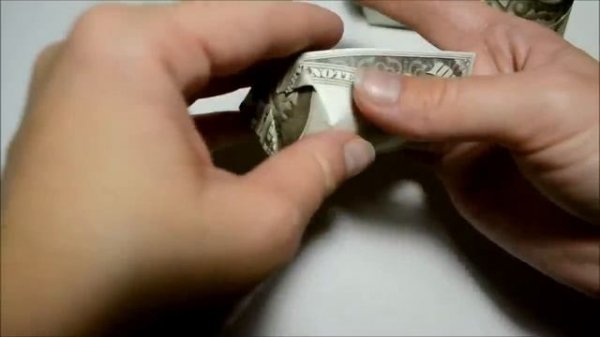 Money Rose like Real Origami Flower Folded No glue Dollar Tutorial DIY