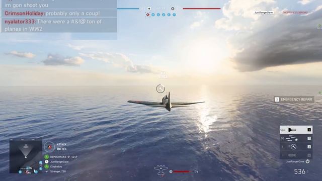 This Kamikaze attack made the Americans RAGE in the chat! - BATTLEFIELD 5 | RangerDave смотреть онлайн