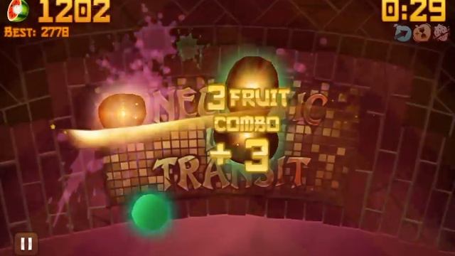 Fruit Ninja: HIGHTEST SCORE and HIGHEST COMBO смотреть онлайн