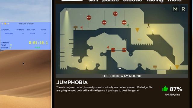 Jumphobia Level Speedrun "Just for Starters" #3 смотреть онлайн