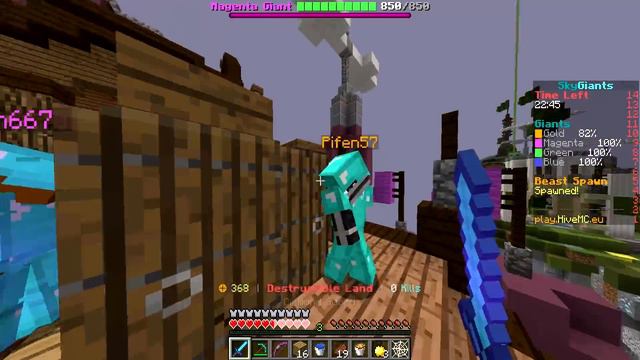 МНЕ НАДО БОЛЬШЕ ОПЫТА! НАМНОГО БОЛЬШЕ ОПЫТА! - (Minecraft SkyGiants) смотреть онлайн