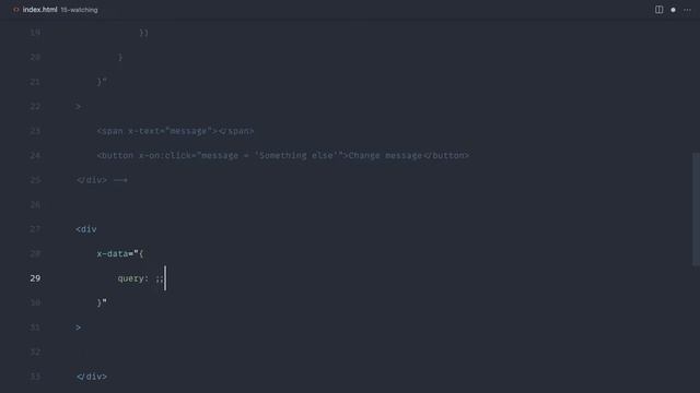 Learn Alpine.js: Watching (16/19) смотреть онлайн