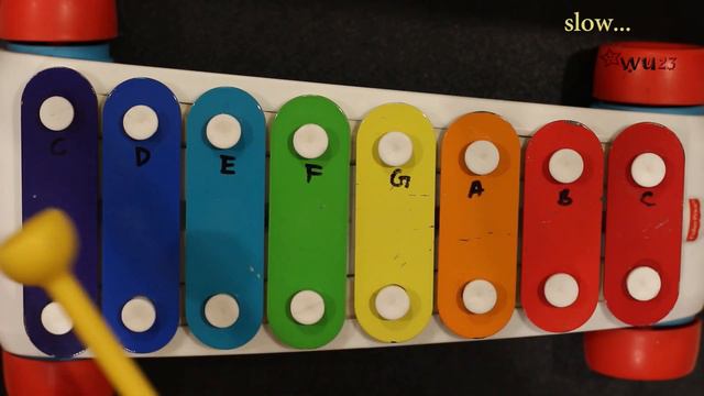 How to play Over the Rainbow on a Fisher Price Toy Xylophone смотреть онлайн