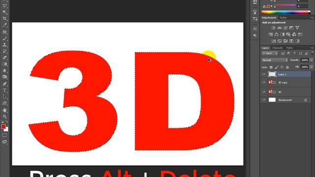 How To Create 3D Text Effect In Photoshop - Without 3D Technic [ Bangla Tutorial ] смотреть онлайн