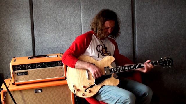 2016 Gibson ES-335 Figured Natural + Mesa Boogie Mark V смотреть онлайн