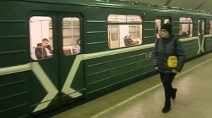 Все составы Калужско-Рижской линии метро (зоопарк) // 12.01.2023