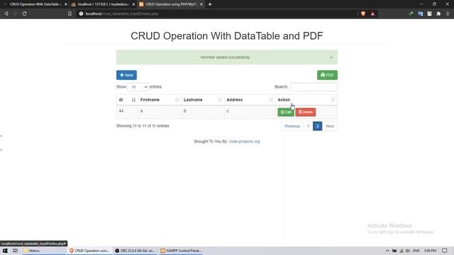 CRUD Operation in PHP | Source Code & Projects смотреть онлайн