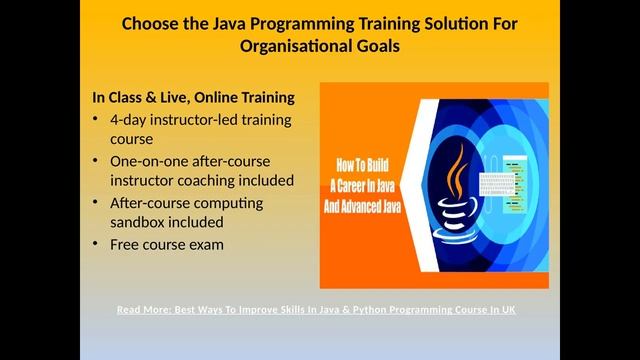 Online Java Programming Training Course In UK смотреть онлайн