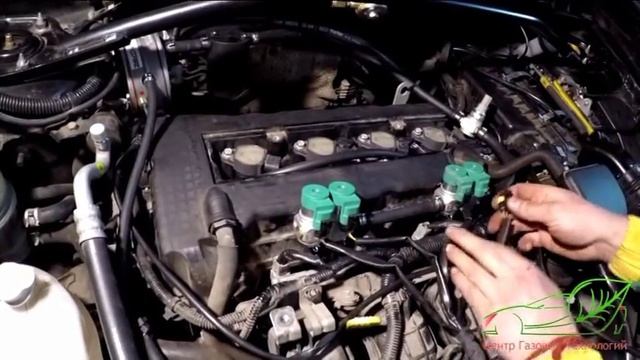 Установка ГБО на Mitsubishi Outlander XL 2,4 (хорошее качество видео) смотреть онлайн