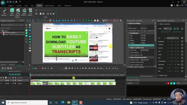 New in VSDC 7.1 - How to Add Markers to Subtitles in VSDC - Subtitle Markdown Feature смотреть онлайн