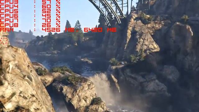 GTA 5, GTX 470, FX-8300 benchmark 1280х1024 высокие смотреть онлайн