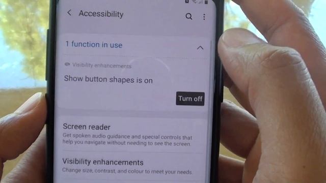 Samsung Galaxy S9: How to Enable / Disable Show Button Shapes смотреть онлайн