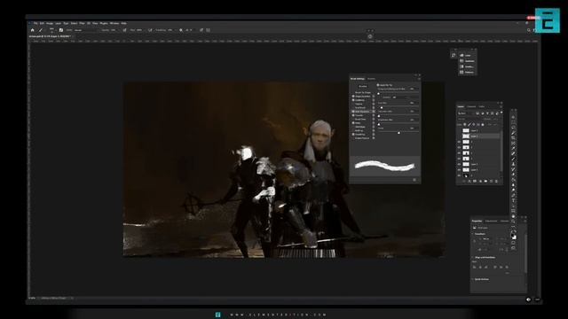 Vladimir Motsar \ Цифровая живопись \ Процесс рисунка в Photoshop #photoshop #digitalart смотреть онлайн