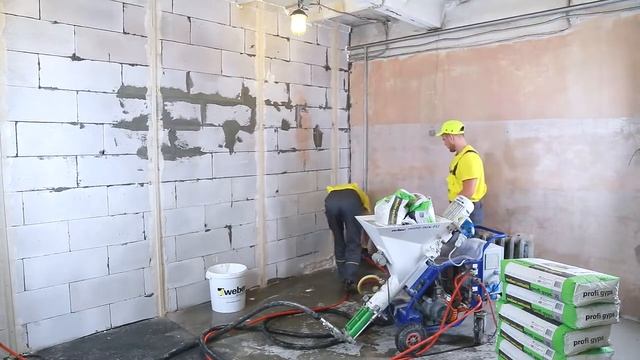 Штукатурим стены в комнате  Совет №16 от Weber Vetonit Ru