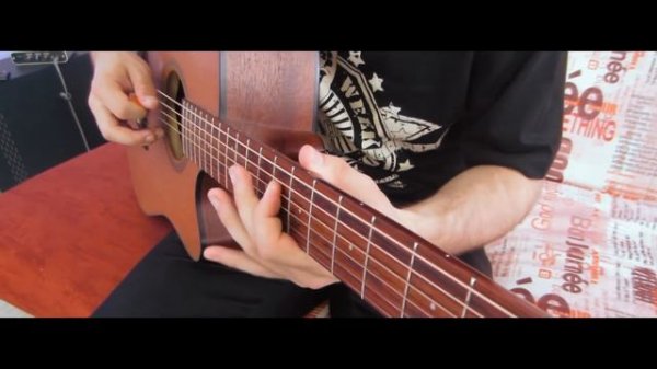 Fast & Furious theme (acoustic guitar cover, tabs)