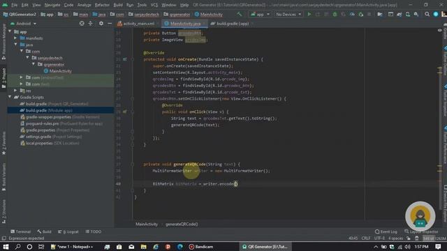 How to create a QR Code Generator in Android Studio | Simple steps смотреть онлайн