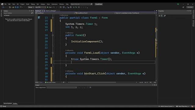 Windows Form Tutorial | Make a Countdown Timer in C#.NET смотреть онлайн