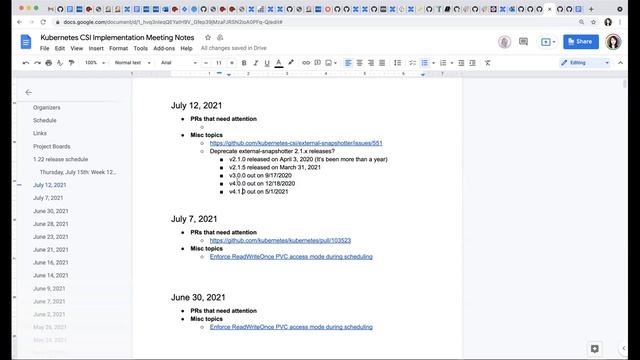 Kubernetes SIG Storage - CSI Implementation Workgroup 20210712 смотреть онлайн