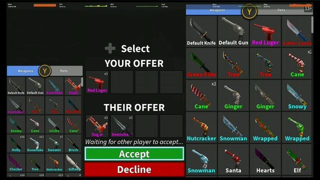 Trading My Sugar (MM2 Roblox) смотреть онлайн