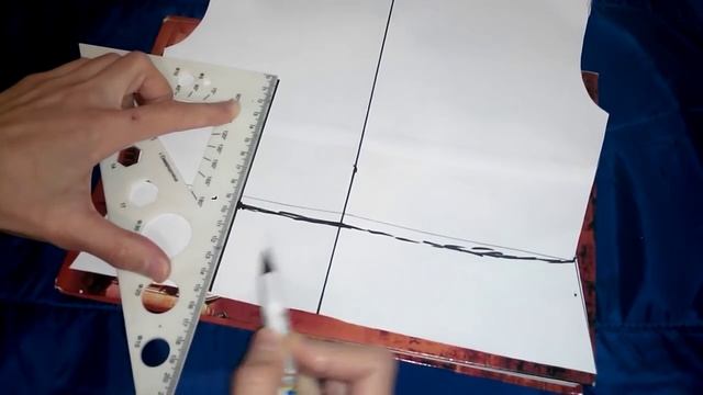 Моделирование кофточки с баской. Modeling blouse with Basques. смотреть онлайн