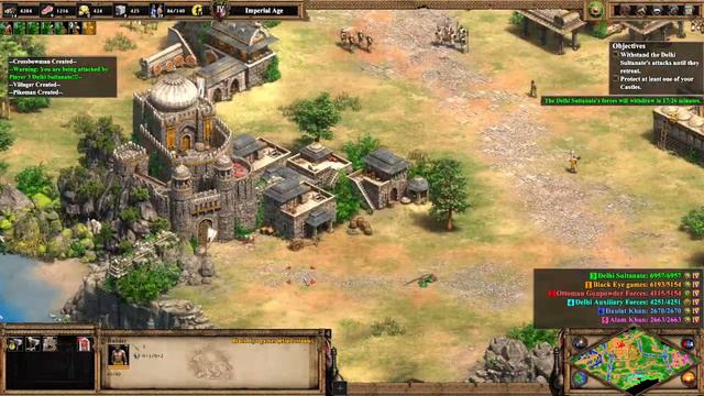 Age of Empires II: Definitive Edition Dynasties of India Ep 4 the battle of panipat смотреть онлайн