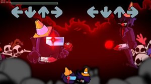 Friday Night Funkin' -  Black Impostor vs Human Black Impostor (Defeat V4) - Among Us