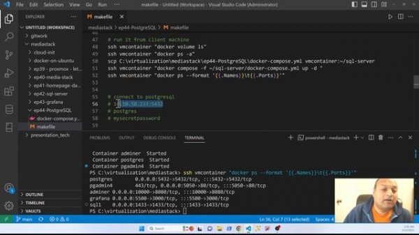 Docker Series: Postgres/adminer/pgadmin4 in Container
