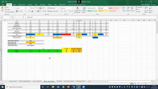 Sigma X: Signalized Intersection Application in Excel смотреть онлайн