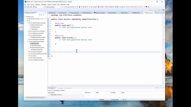 Interface in Java with Example || Multiple Inheritance in Java using Interface (Hindi) смотреть онлайн