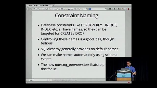 Mike Bayer: Building the App - PyCon 2014 смотреть онлайн