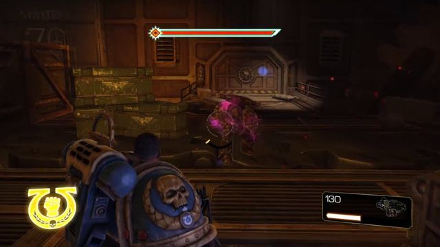 Warhammer 40000: Space Marine - Прохождение - Главарь Орков - #10 смотреть онлайн