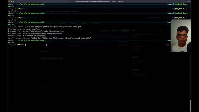 Clone your private GitHub repo in one single command смотреть онлайн