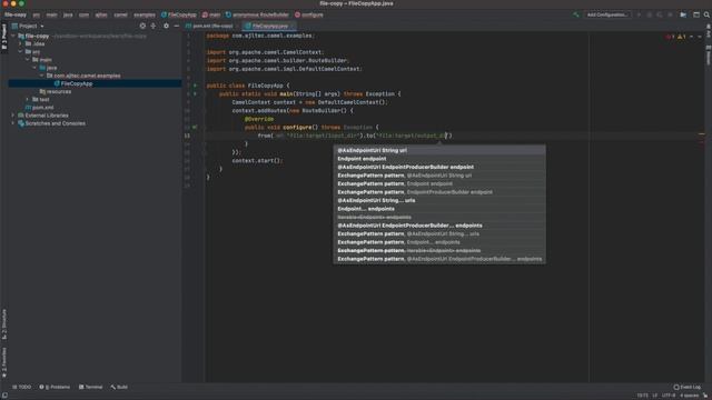 Apache Camel #2 File Copy Example смотреть онлайн