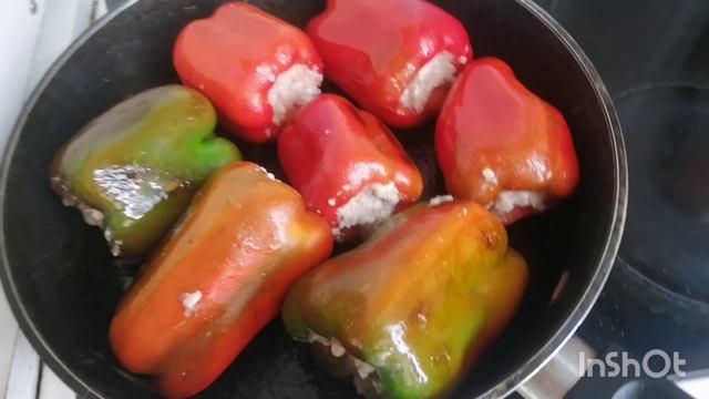 Фаршированный перец, рецепт с подсчётом КБЖУ, стройнеем вкусно! смотреть онлайн