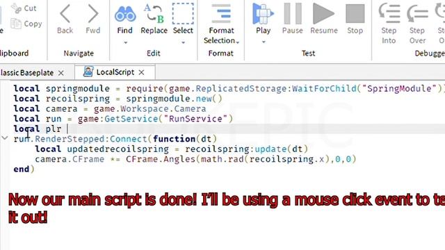 How to make an Advanced recoil system! Roblox studio SpringModule смотреть онлайн
