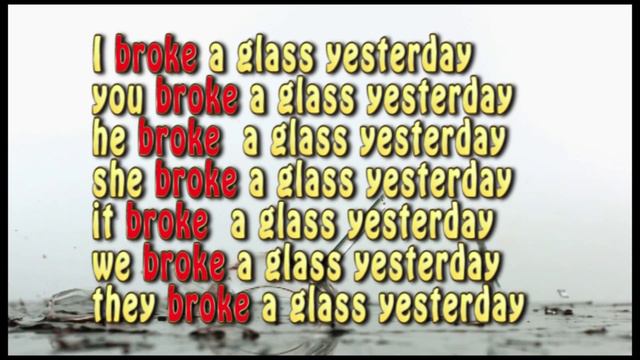 What is the simple past tense of break? When do we use has broken? смотреть онлайн