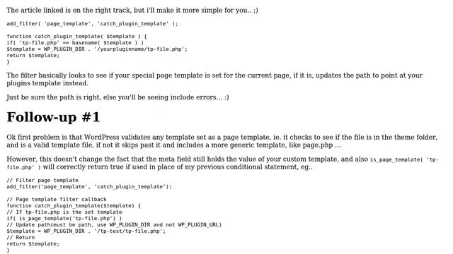 Wordpress: Add custom template page programmatically (2 Solutions!!) смотреть онлайн