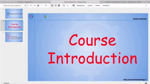 GROOVY FUNDAMENTALS FOR TESTERS - STEP BY STEP-Krishna Sakinala|Learnfly смотреть онлайн
