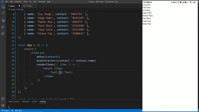 Render List With FlatList - React Native Complete Course #8 смотреть онлайн