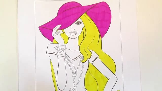 Барби раскраска. Barbie мультик-раскраска. Учимся раскрашивать. Игрушкин ТВ смотреть онлайн