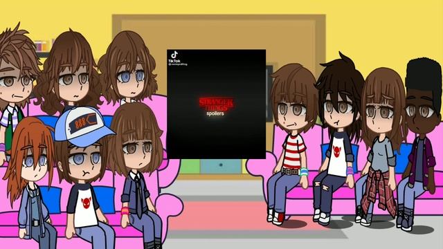 Stranger things react! lil bit of steddie at the end смотреть онлайн