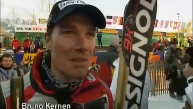 Bruno Kernen wins downhill (Wengen 2003) смотреть онлайн