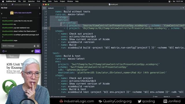 Adding a New Xcode Test to GitHub Actions (Live Coding) смотреть онлайн
