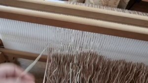 Заправка станка с бердом для двойного(двухслойного) ткачества