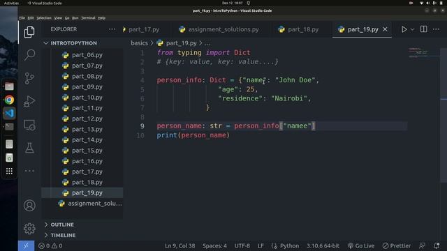 Python Dictionaries | Working with key-value pairs | Python Tutorial - Python Full Course 2023 смотреть онлайн